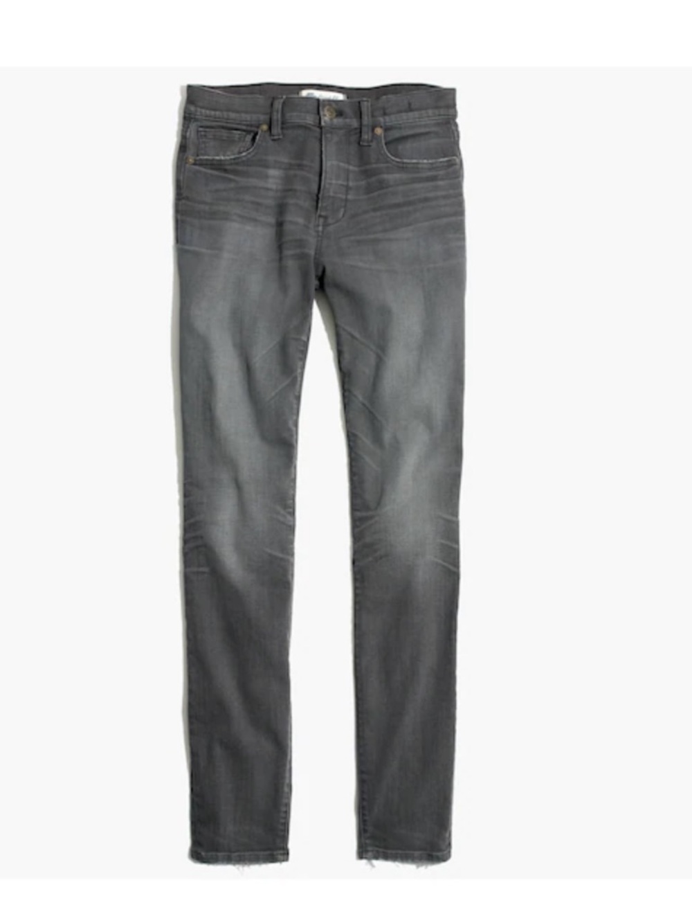 Madewell 9” High Riser Skinny Jeans| Size 26 | Grey Wash Stretch Denim